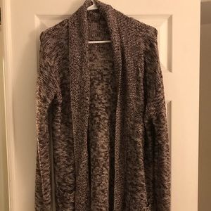 Deep purple and white sweater!